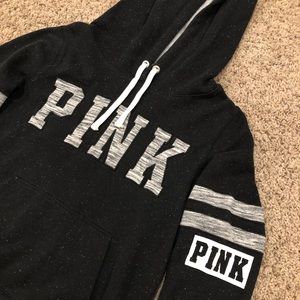 Small Black Victoria’s Secret Pink Sweatshirt